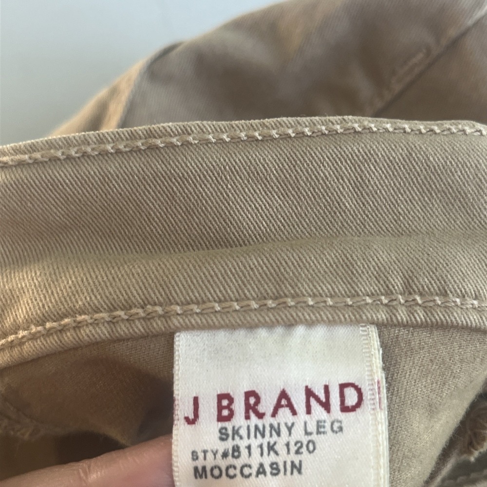 J Brand Vint Drab Skinny Leg  Khaki Jean Denim Size 26 Capsule Cotton Classic - Picture 7 of 11